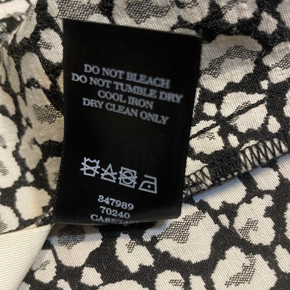 Ann Taylor Contrasting Color cheetah Print Pencil Skirt Size‎ 6 - Picture 8 of 10
